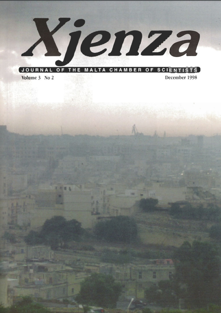 Xjenza Vol. 3 Iss. 2 - December 1998