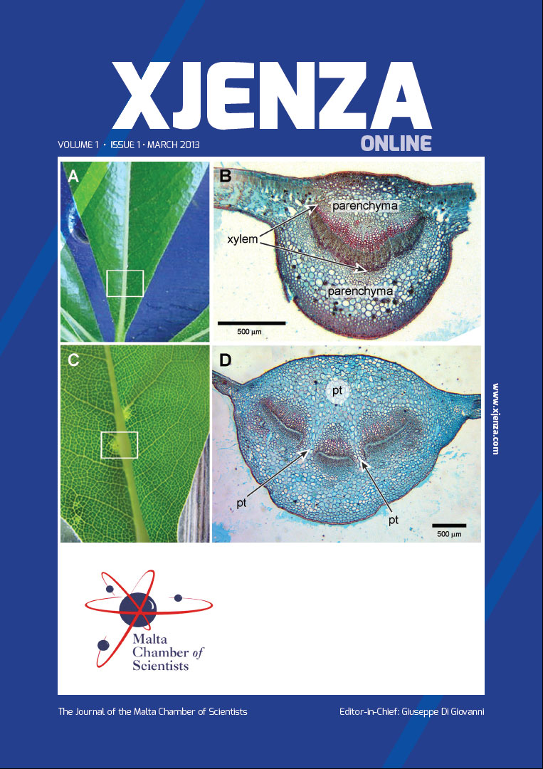Xjenza Online Vol. 1 Iss. 1 - March 2013