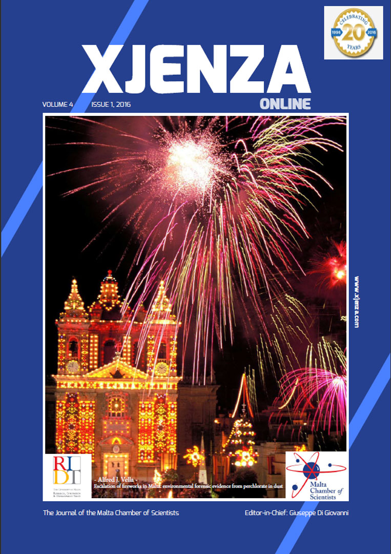 Xjenza Online Vol. 4 Iss. 1 - July 2016